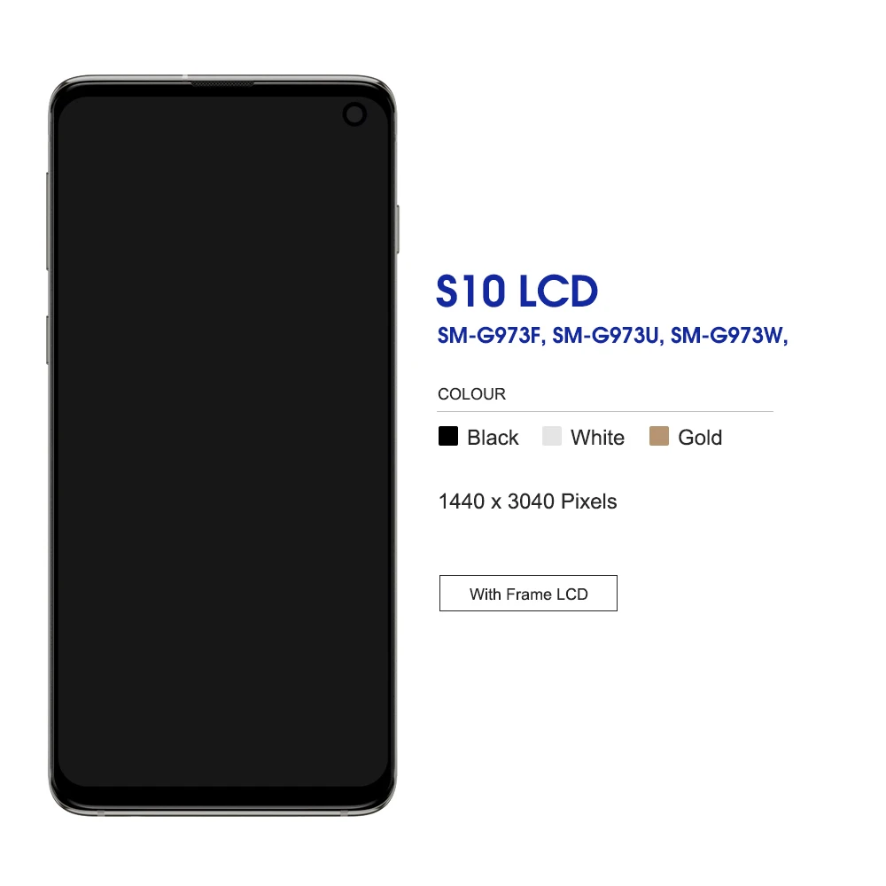 Pantalla TFT para Samsung Galaxy S10 Plus G975 G975F pantalla Lcd pantalla táctil Digital para Samsung Galaxy S10 G973F montaje