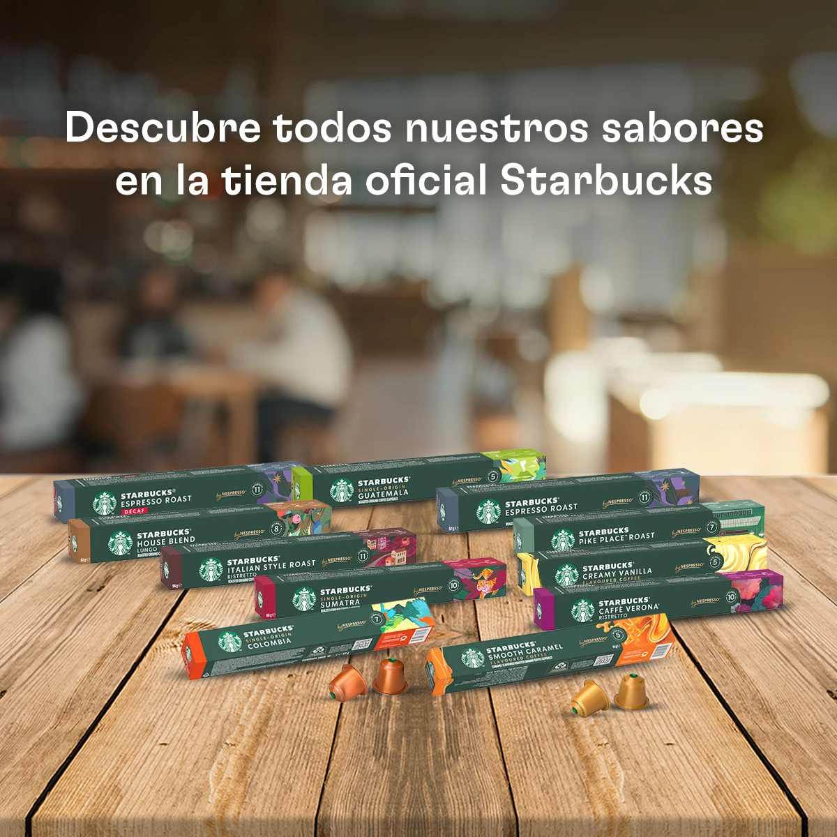 STARBUCKS by NESPRESSO - Espresso Roast - Tueste Intenso, intensidad 11 - 12x10caps (120 cápsulas)