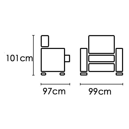 Sillón relax manual modelo Madrid. Tapizado en microfibra algodonada disponible en varios colores