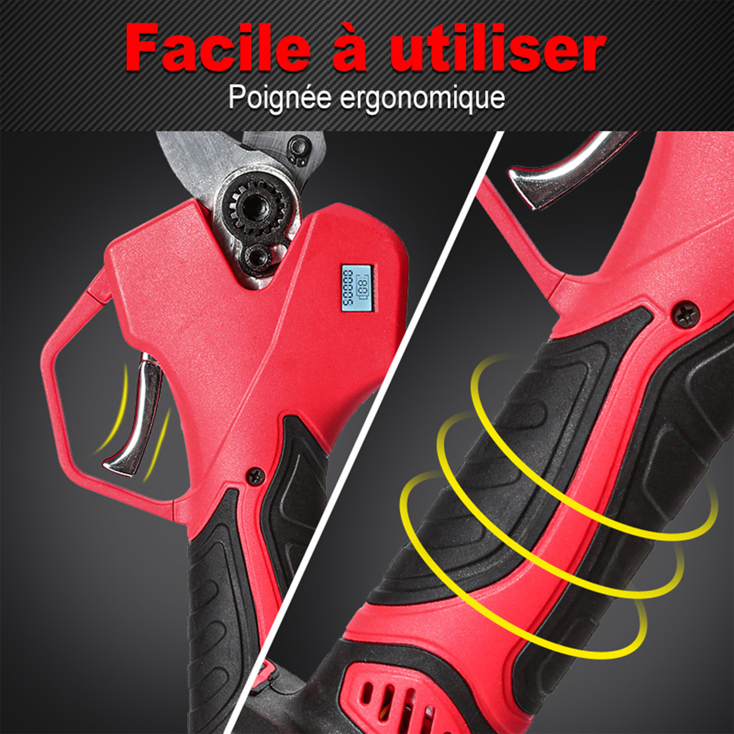 1000W/900W Brushless Electric Pruning Shear 21V Rechargeable Cordless Fruit Tree Branch Pruner Scissors Garden Tool For Makita Battery