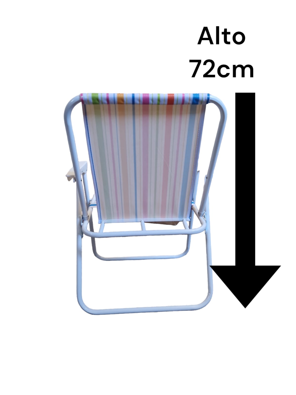 ELECSAN Silla de Playa BARATA Plegable con Reposabrazos