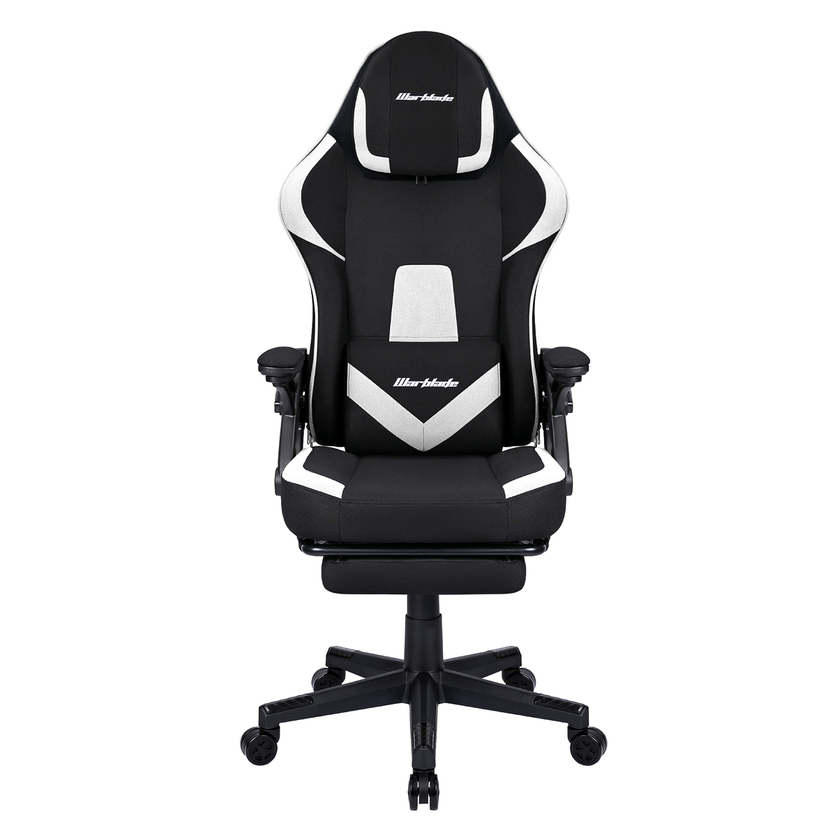 T-Lovendo - Cadeira gamer profissional ergonómica e tecido respirável resistente a manchas, apoios de braços rebatíveis, altura e encosto ajustáveis, com apoio para os pés. Garantia de satisfação.