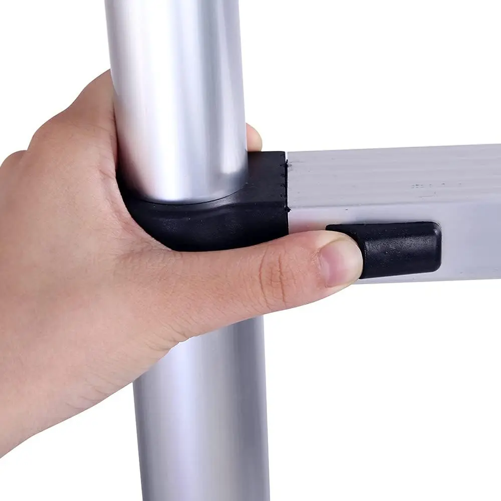 Scaletta pieghevole in alluminio da 2,0 metri a 4.. 4 metri Materiale durevole e di alta qualità Altezza-vari altezze disponibili, scala telescopica in alluminio multiuso EN131 (ES001 3699 4699 6599 7999 8999)