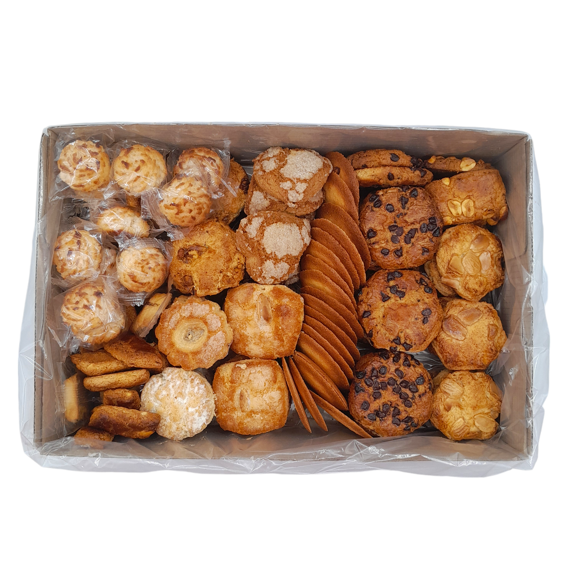 Surtido de Galletas MonteTuria - Caja de 2 Kilos o 1 Kilo - Galletas Chocolate - Galletas Almendra - Rosegones - Conquitos