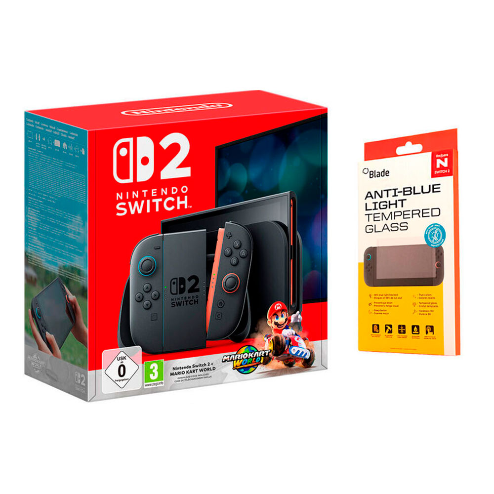 CONSOLA NINTENDO SWITCH 2 + MARIO KART WORLD SWITCH 2 - Nueva a Estrenar - España
