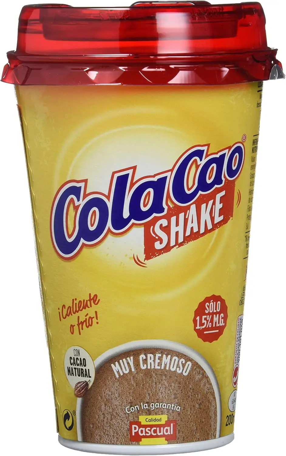 COLA CAO SHAKE 200ML. 10 unidades bandeja de 200 ml de 10 copos de cola-Cao Shake