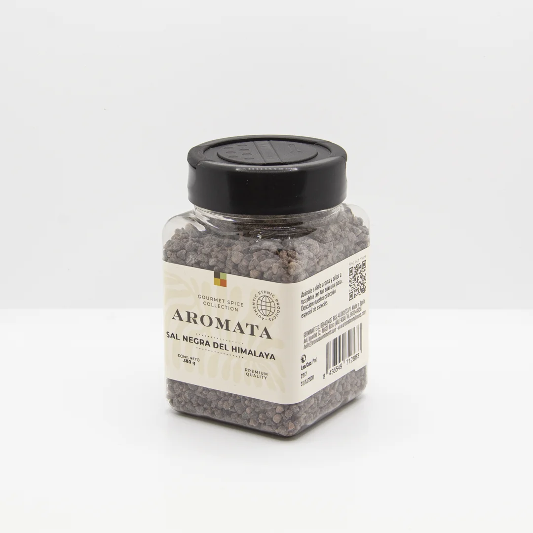 Aromata Sal Negra del Himalaya - Sabor a Huevo Frito - 380 Gr