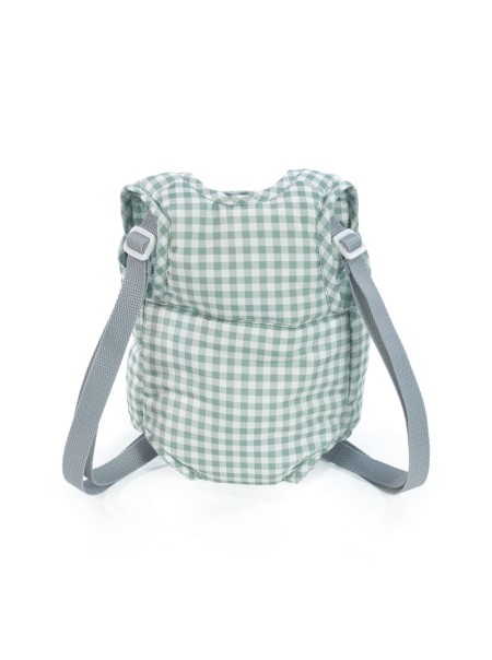 Mochila Portabebe Tom Vichy Verde - Pasito a pasito