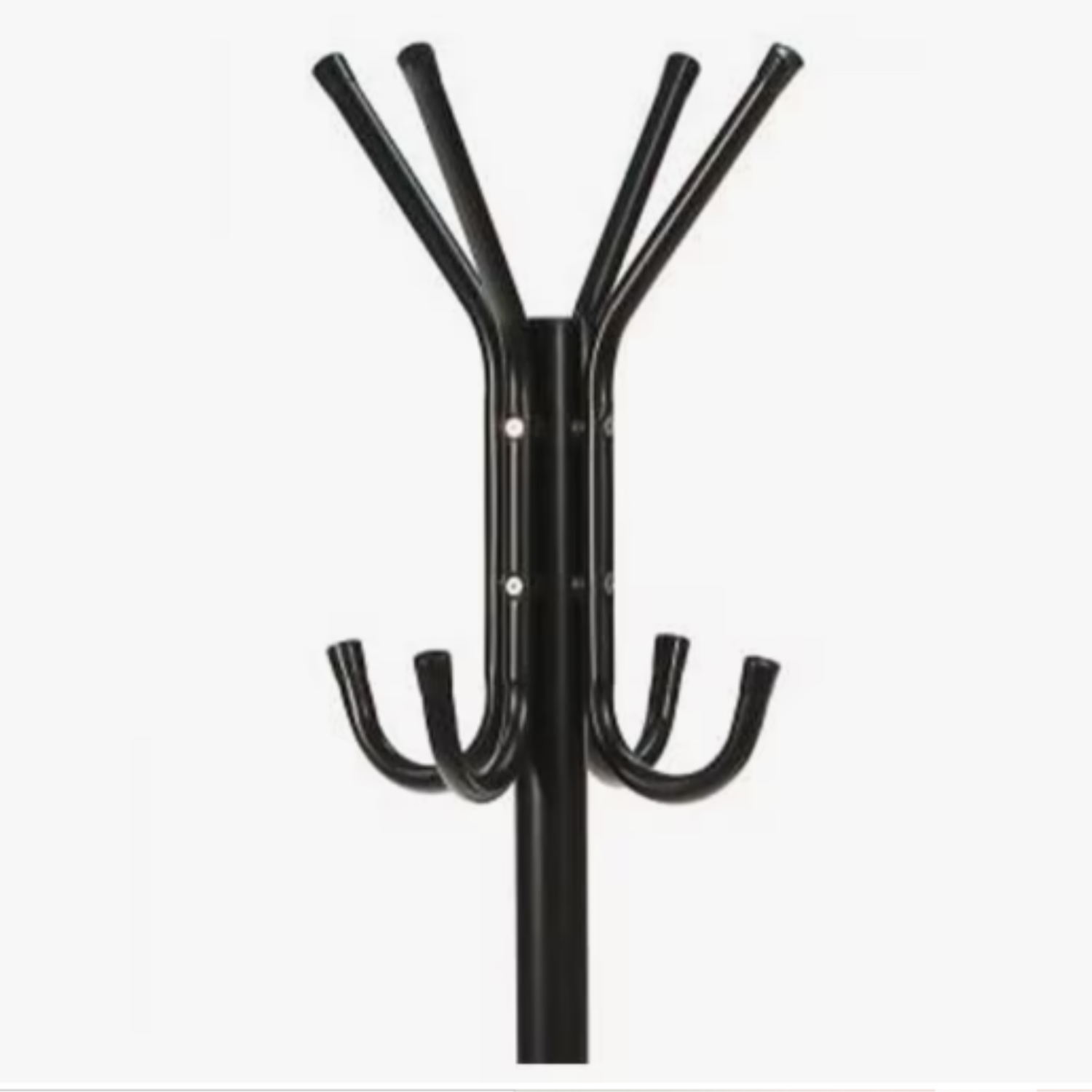 NAKLOE - Perchero de pie - Perchero entrada - Percheros - Perchero metal con 8 colgadores