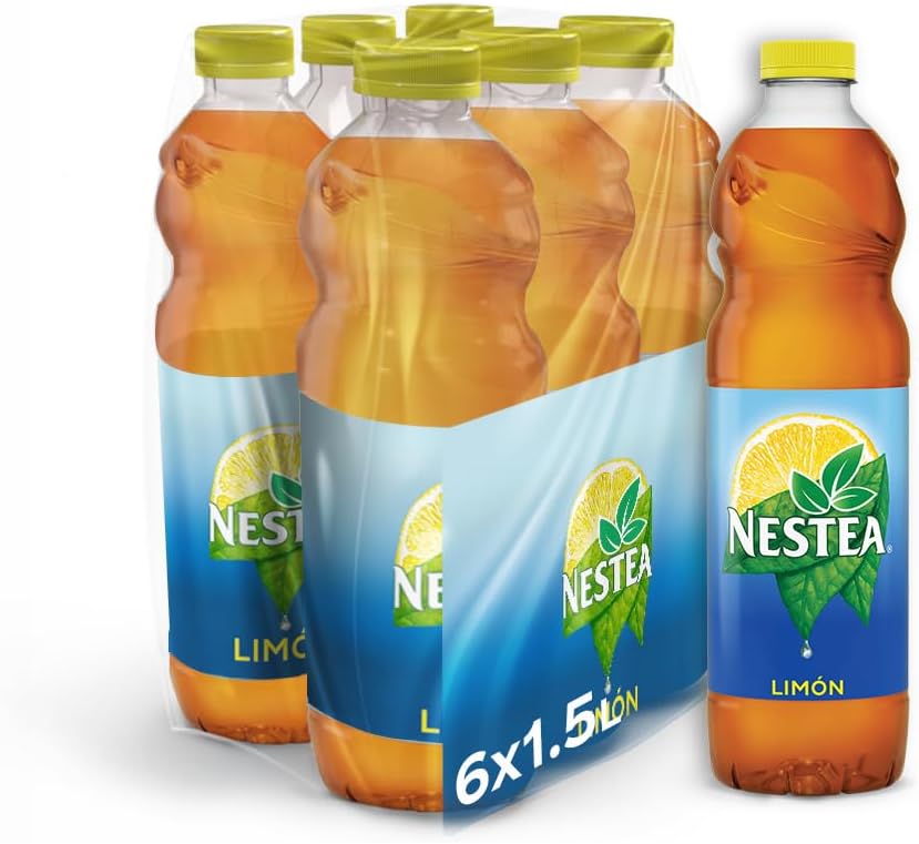 Nestea Té Negro Limón, pack 24x330ml  ,pack 6x1.5L Bajo en calorías,