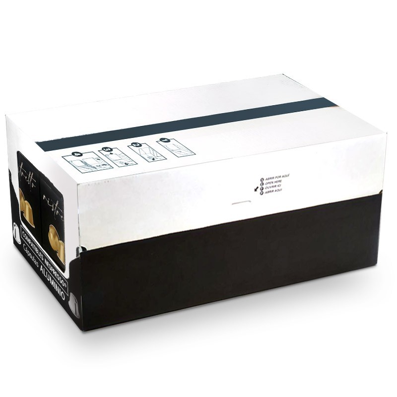 Ristretto 12 cajas  Mogorttini. 240 Cápsulas de aluminio compatibles con Nespresso 8436583660584