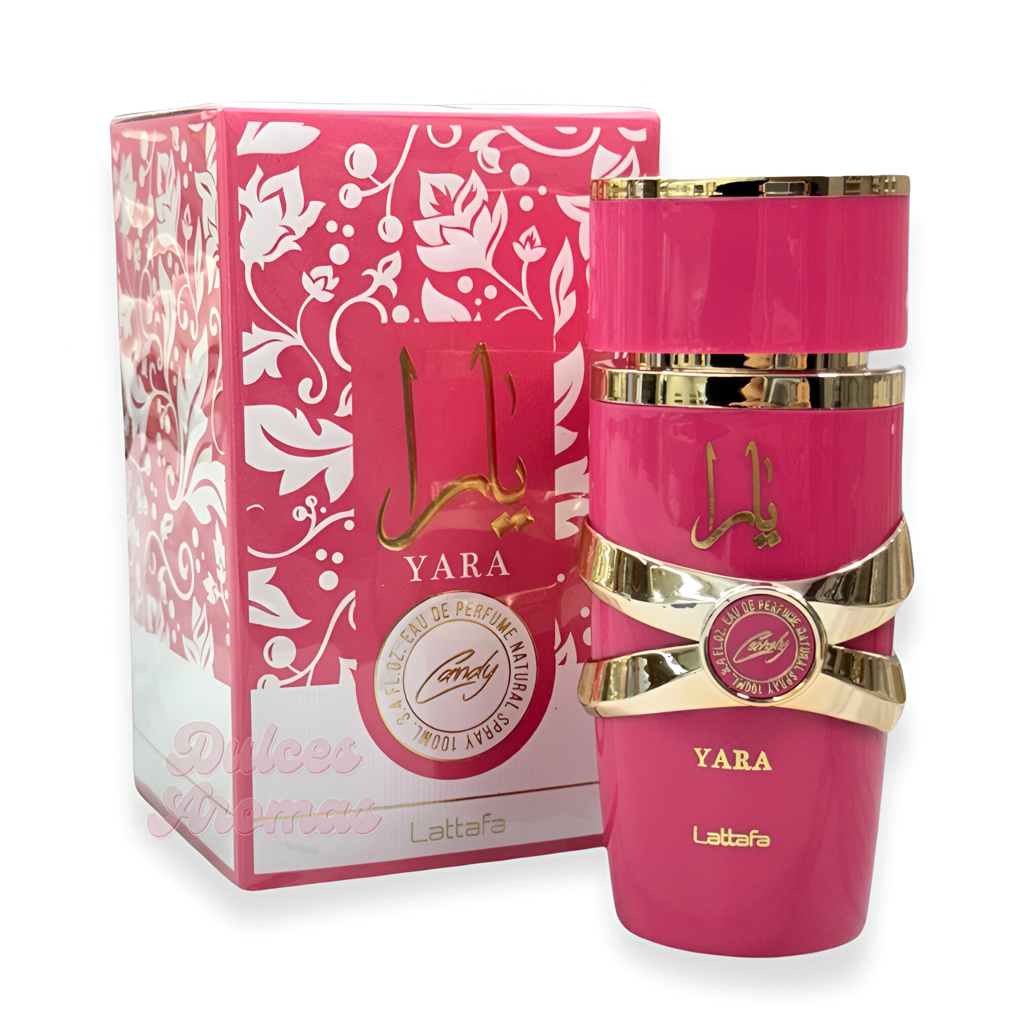 Yara Candy de Lattafa Perfume arabe Mujer Divertido Goloso Dulce con Sello Lattafa Dubái - 100ml