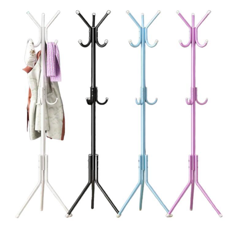 Perchero de metal piel con 9-12 ganchos para ropa, Perchero de abrigo con árboles, bolso, bufanda, gorra sombrero