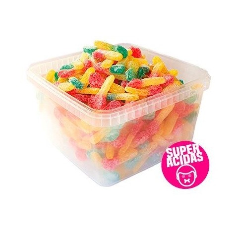 Mr Flopo Pop Llaves ácidas arco iris 290u. chuches caramelos acidos 1,57kg