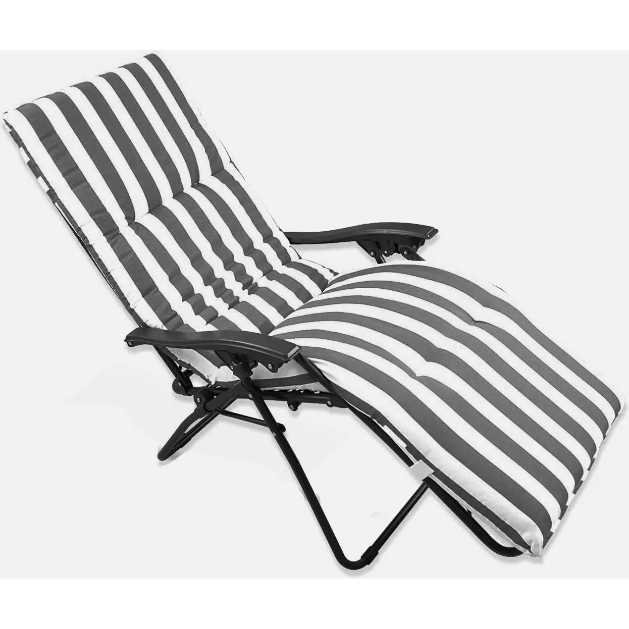 Lettino imbottito Kingdom MANSIDI PACK da 1 180x55x5cm disegni misti striscia grigia