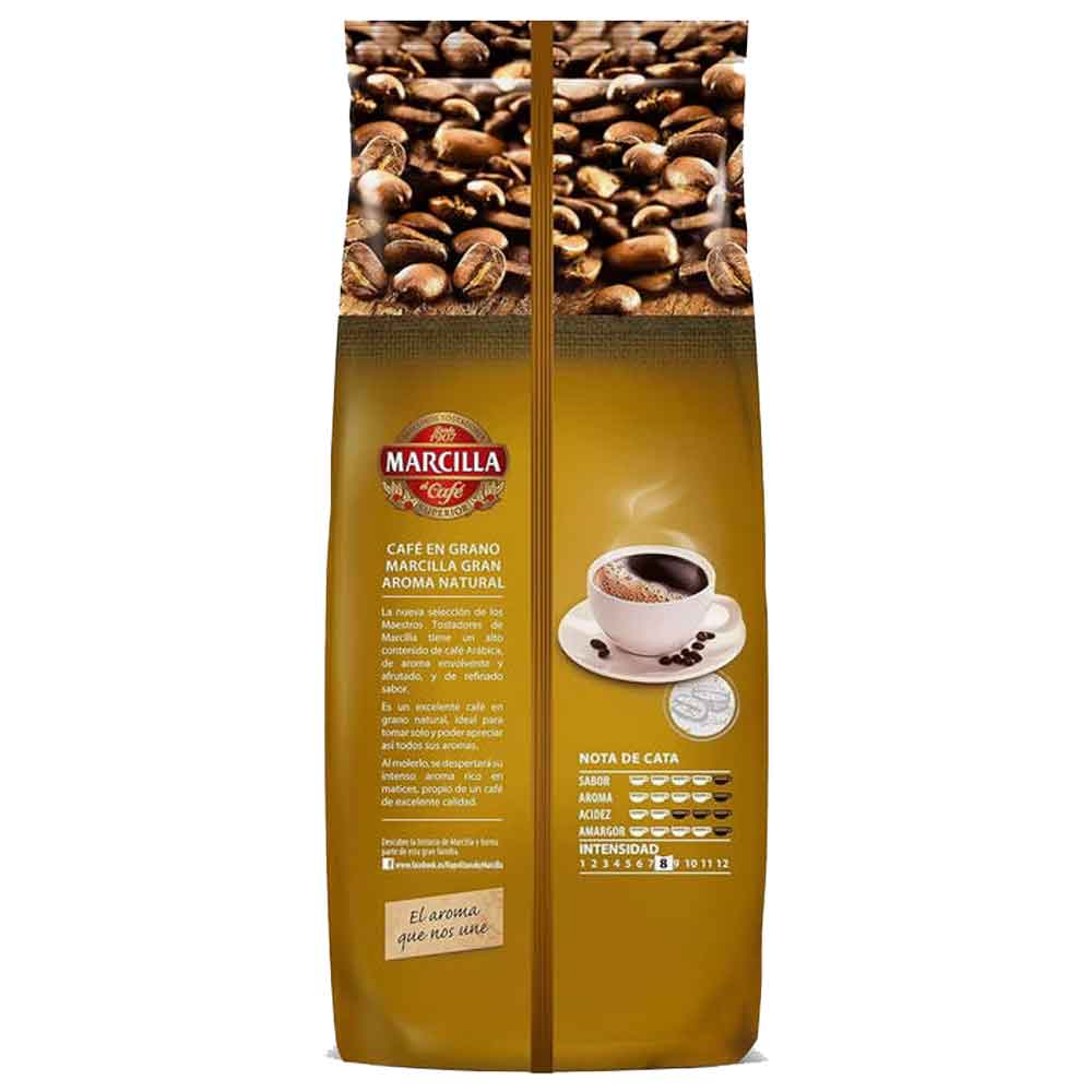 Marcilla Gran Aroma Natural 1kg de café en grano 8410091101029