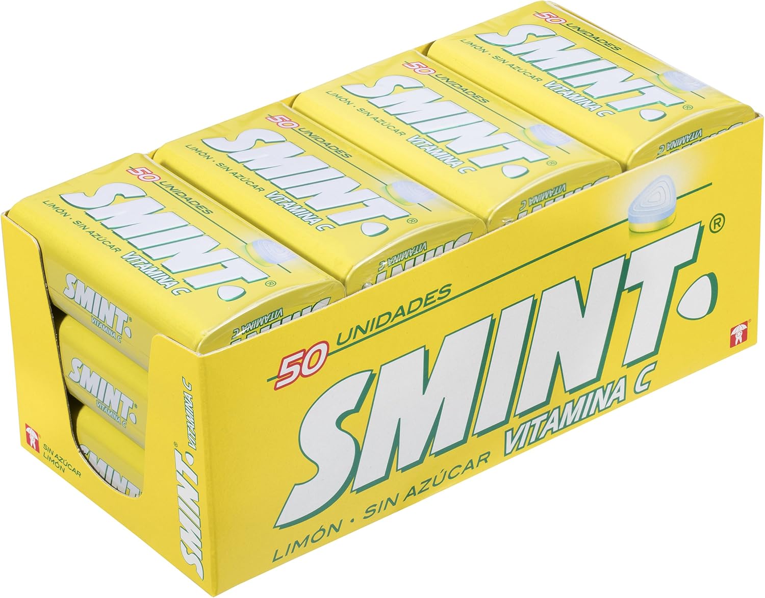 Smint Tin Fresa/ Limón/menta/Hierbabuena / Bubblefresh/vitamina-c  12 unidades de 35 g