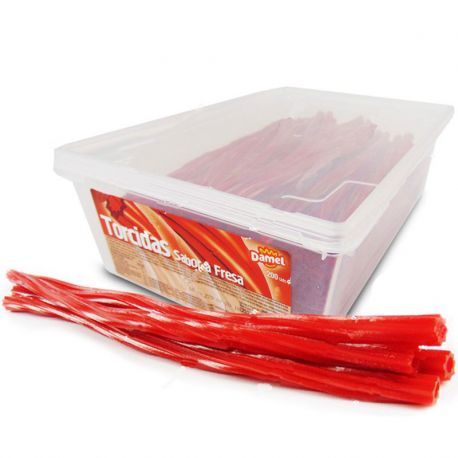 Damel Regaliz Fresa Torcidas 200 Unds