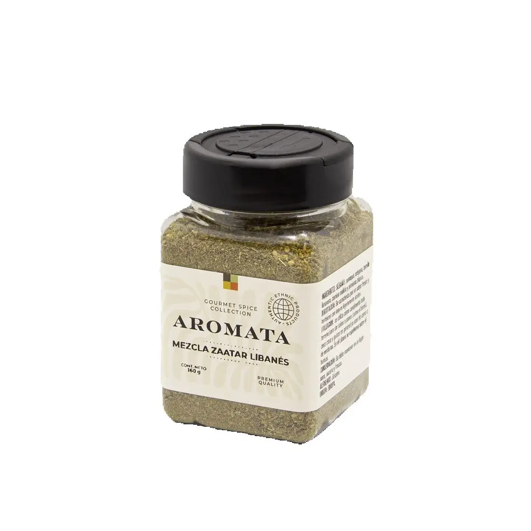 Zaatar Libanés Aromata Condiments - Mezcla Básica Cocina Libanesa - Platos de Hummus, Ensaladas, Carnes y Pescados
