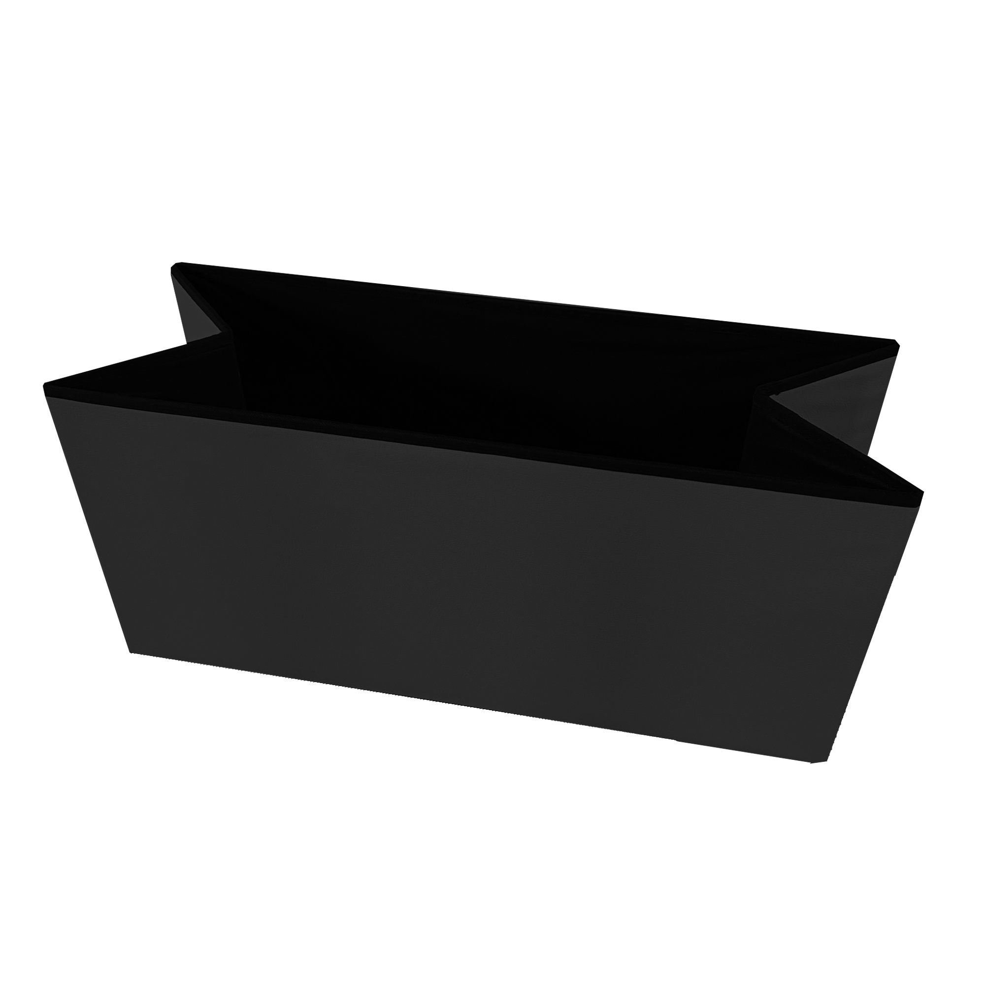 Puff Ottoman Rectangular Polipiel Plegable 76x38x38cm  Nyana Home  Gran Almacenaje  Estilo Otomano  Polipiel Resistente