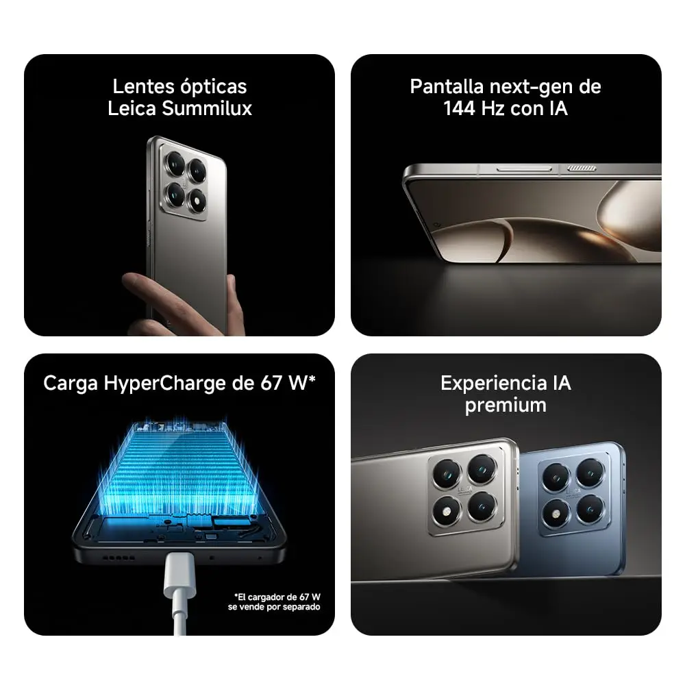 Versione UE Xiaomi 14T 5G SmartPhone 50MP Leica Camera 144Hz AMOLED AI Display MTK Dimensity 8300-Ultra 5000mAh Batteria NFC