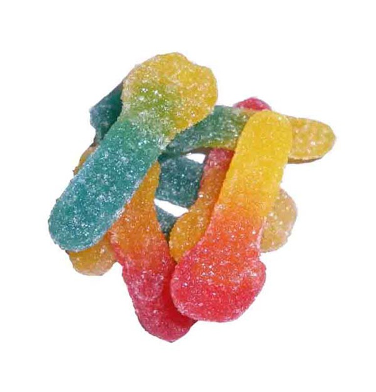 Mr Flopo Pop Llaves ácidas arco iris 290u. chuches caramelos acidos 1,57kg