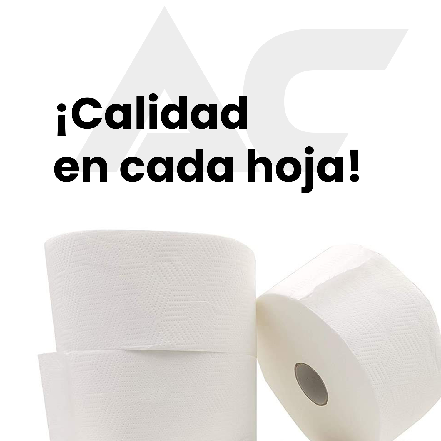 Papel Higiénico industrial laminado 2 capas gofrado ALMERICORP, Pack 18 rollos textura gofrada XXL
