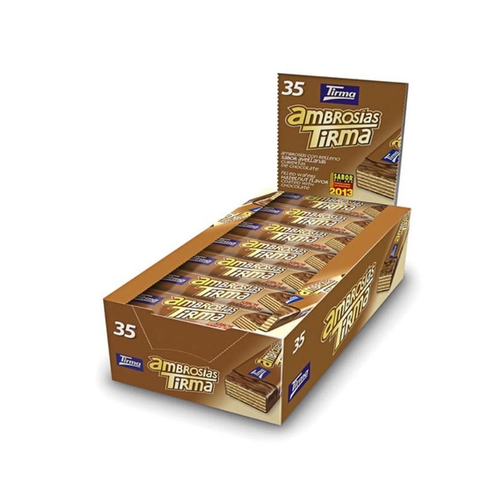 Ambrosia de avellana Tirma caja 35 unidades. 8410085422406