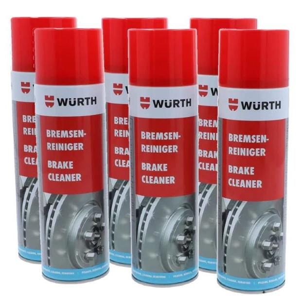 6 x  Limpiador de frenos en Spray Wurth 500 ml  (6 unidades)