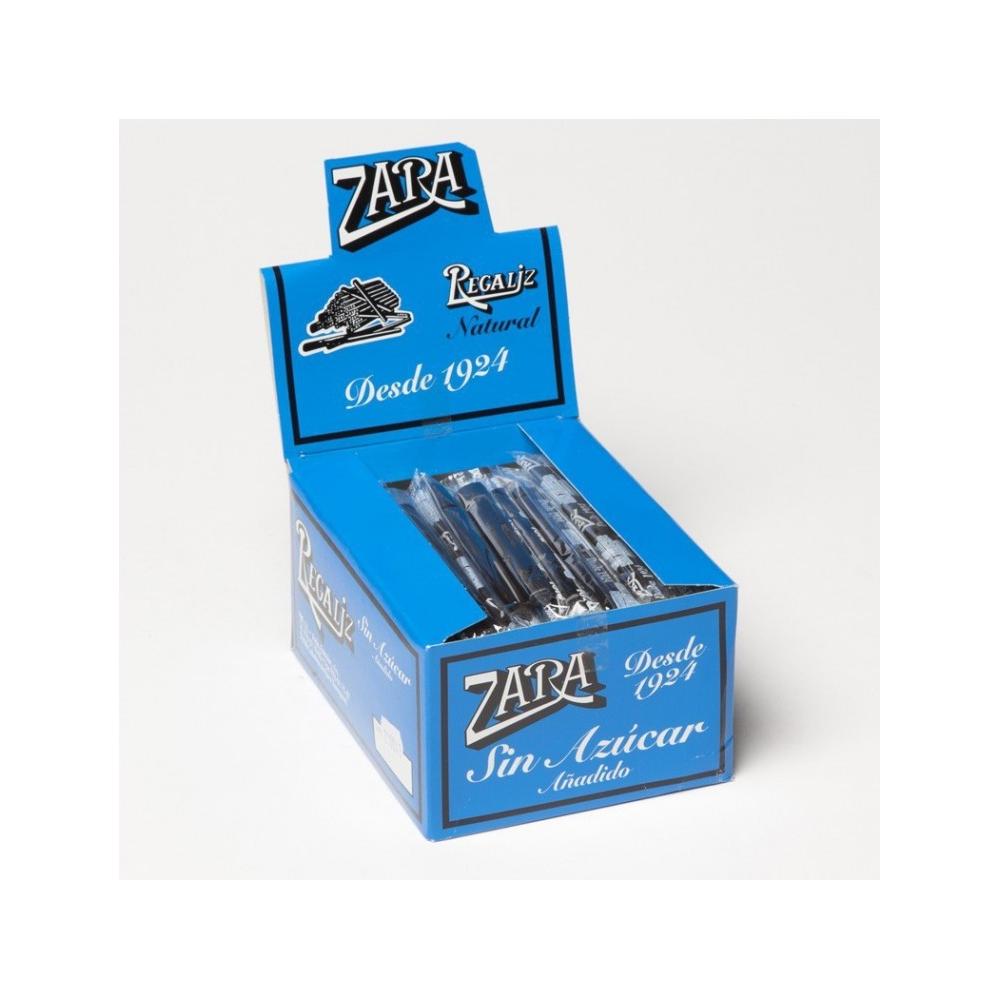 Regaliz Zara Sin Azucar - 100 Barritas - Regaliz Zara Fire Negra Sin Azucar