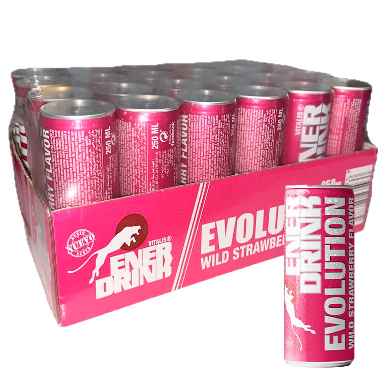 Enerdrink evolution bebida energetica Energy enerdrink evolution gran surtidos de modelos a elegir caja 24 latas 250ml/24 latas 500ml bebida energetica gran moda sabor top