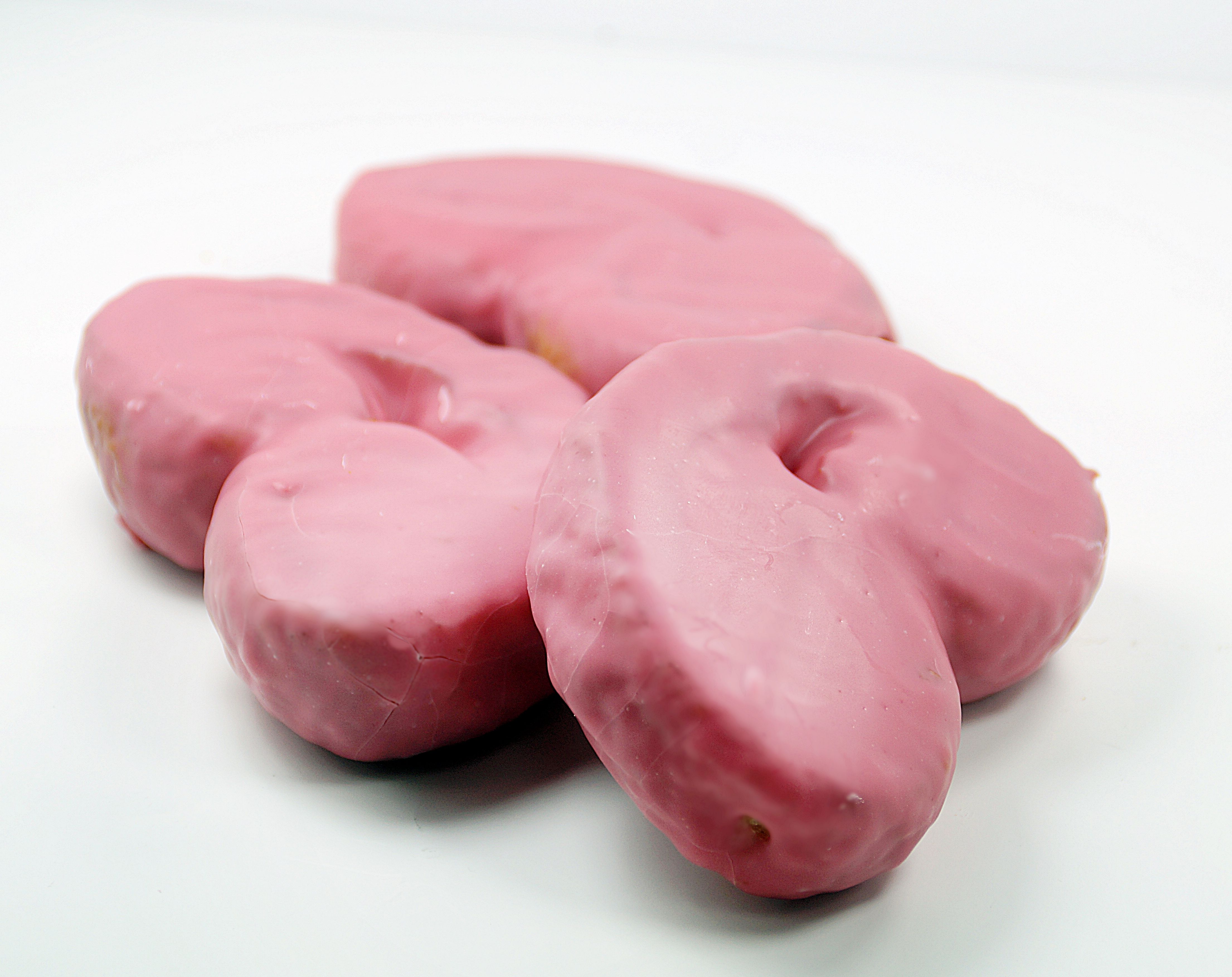 Palmera tierna surtida con cobertura chocolate,blanca y fresa.Granel 2 kg.El horno de Don Ramon.