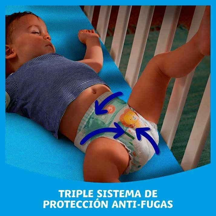 Dodot Pañales Bebé-Seco Talla 5+ PLUS  (12-17 kg) - 56 Pañales con Protección Antifugas - Pack Talla 5+ Plus Jumbo