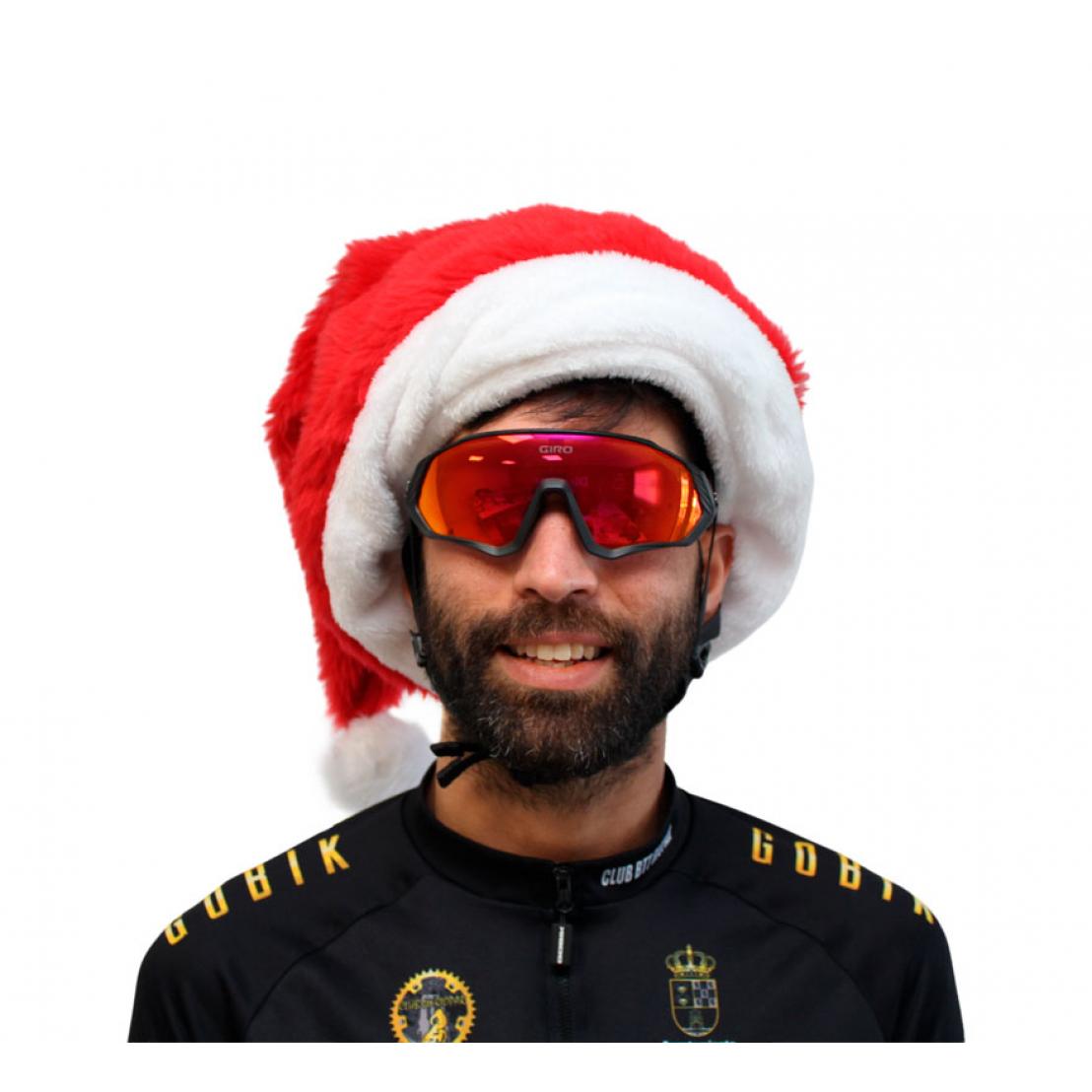 Creaciones Llopis Gorro de Papá Noel Navidad para Cascos de Bicicleta