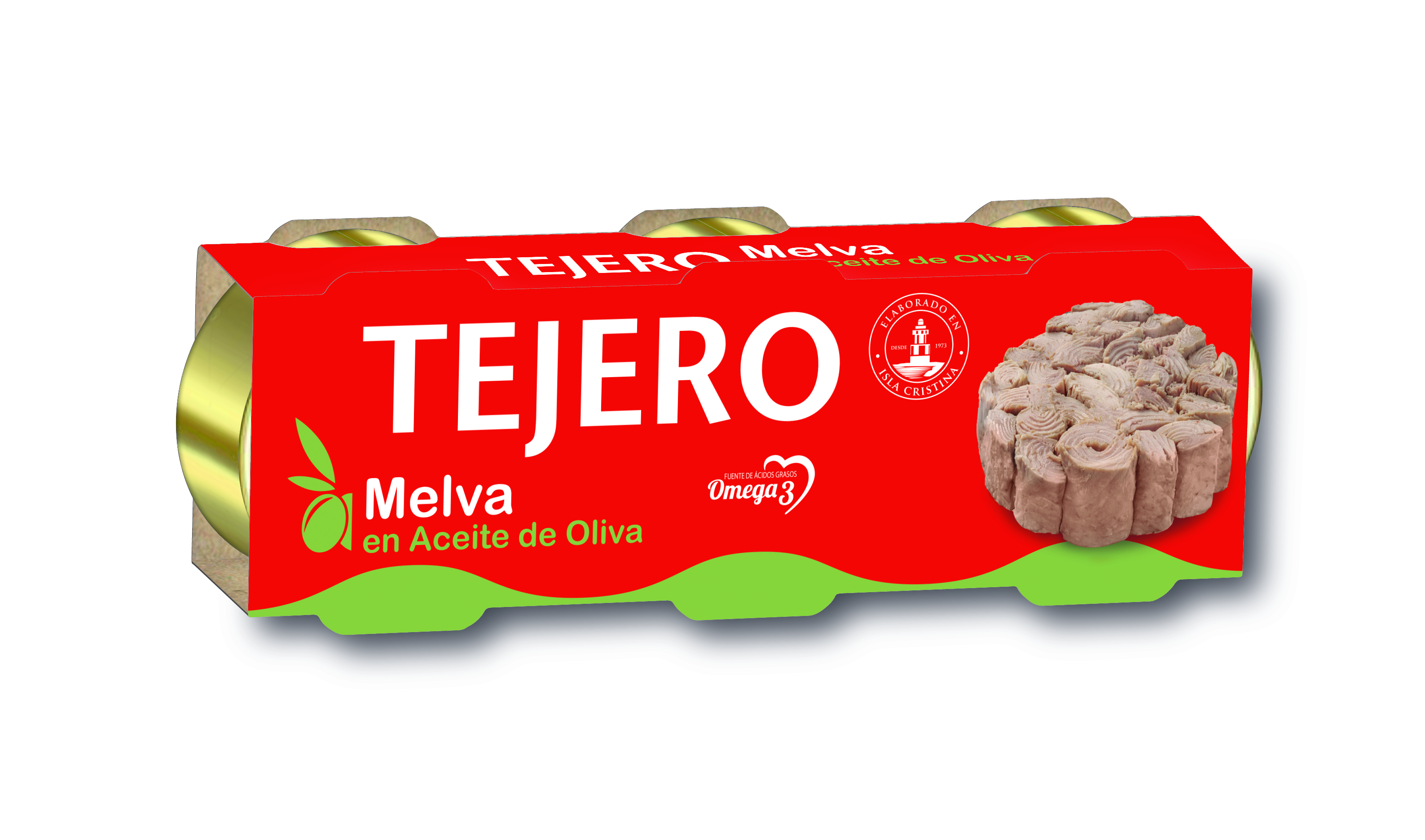 5 unidades - Melva en Aceite Oliva TEJERO PACK 3x70gr. (210gr.)