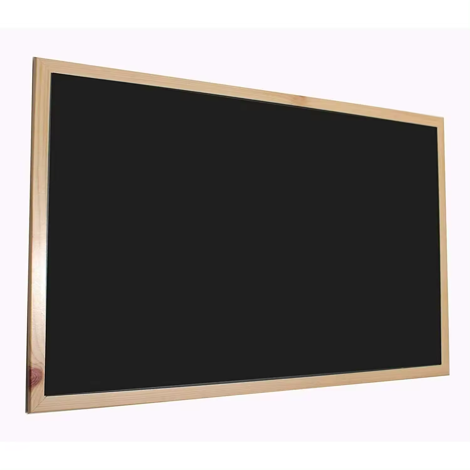 Quadro preto, emoldurado com madeira maciça, para giz e marcador de quadro negro, ideal para cozinha, sala, aulas particulares, com três tamanhos 30x40, 40x60, 60,90.