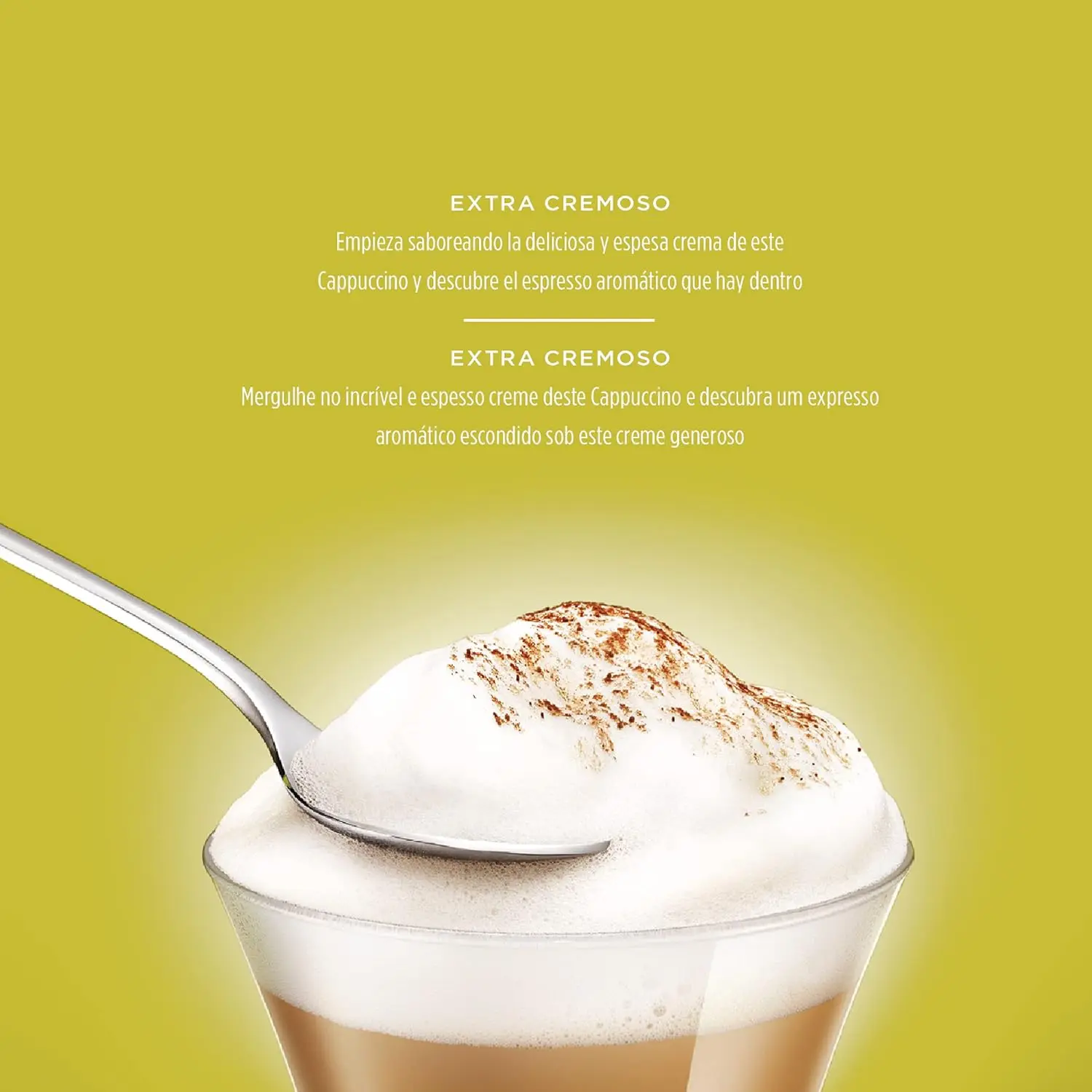 Nescafé Dolce Gusto Set Basic: Lungo, Cappuccino, Latte Macchiato, Espresso, Chococino, Crema Grande, 6 x 16 Cápsulas