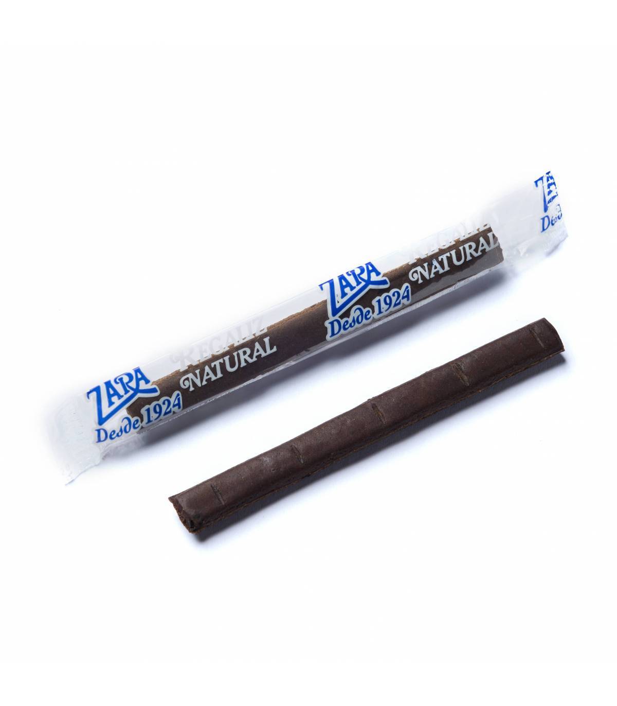 Regaliz Zara Natural - 100 Barritas - Regaliz Zara Fire Negra