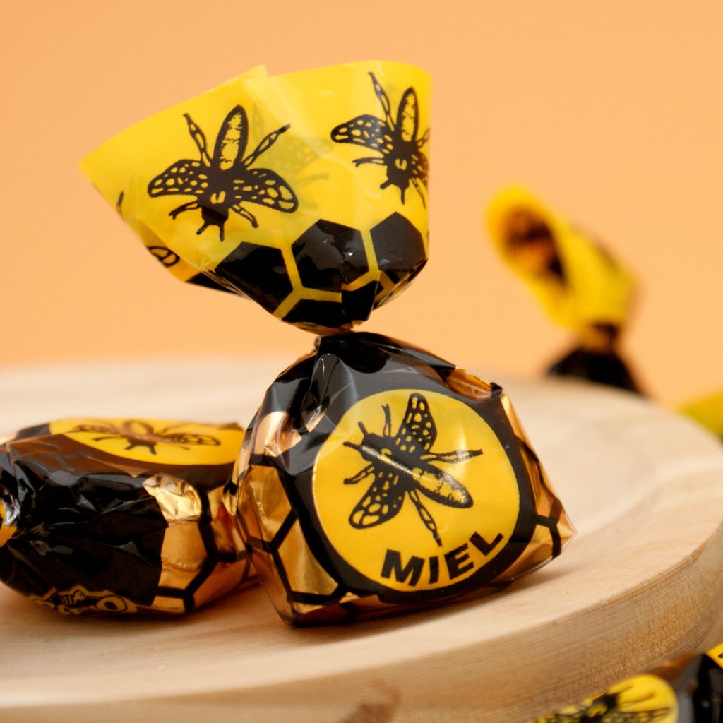 Gerio Caramelos Grandes Rellenos de Miel 1kg