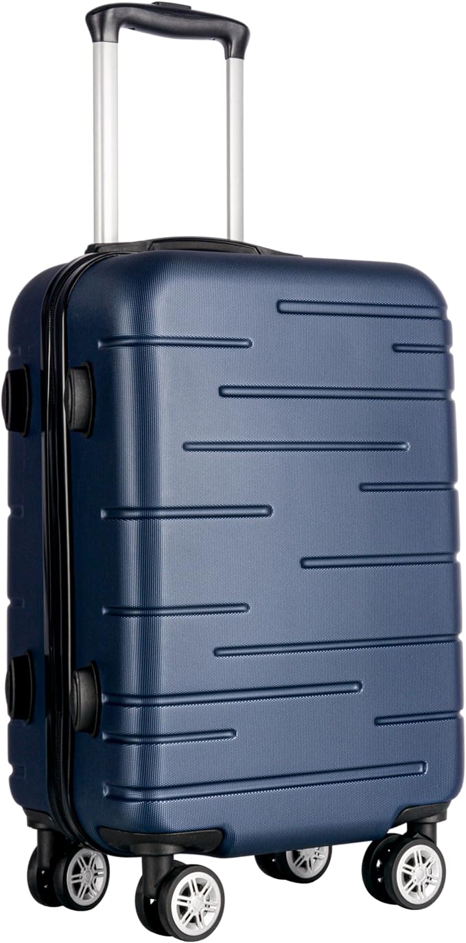 T-LoVendo Juego de 3 Maletas de Viaje Set Trolley Abs Semirigidas con Cerradura Combinación 4 Ruedas Dobles