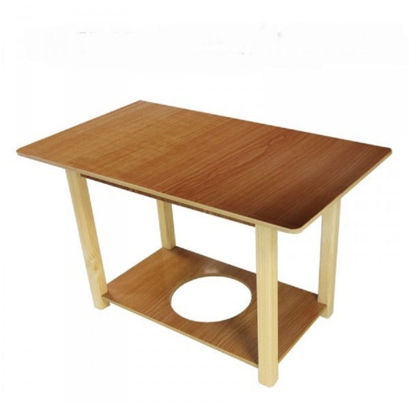 Santaella Mesa Camilla Rectangular DM 120×70 Completa Tela Oceano - Muebles y Electrodomesticos Contreras