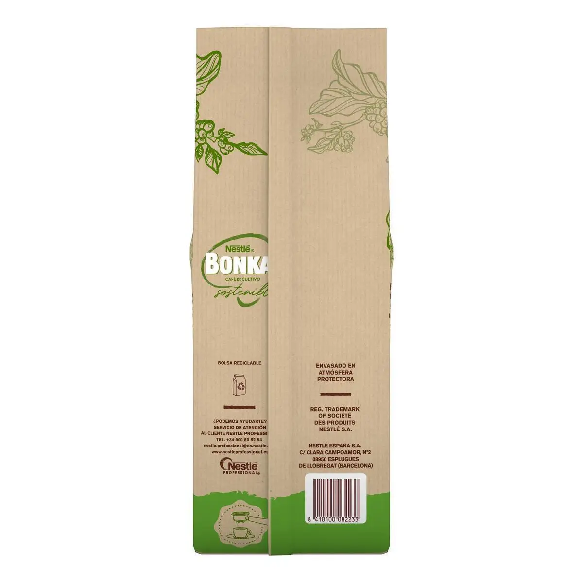 Bonka Café Tostado en Grano para Hostelería Mezcla - 1kg | Sabor Auténtico en Cada Taza - Pack de 3 Unidades