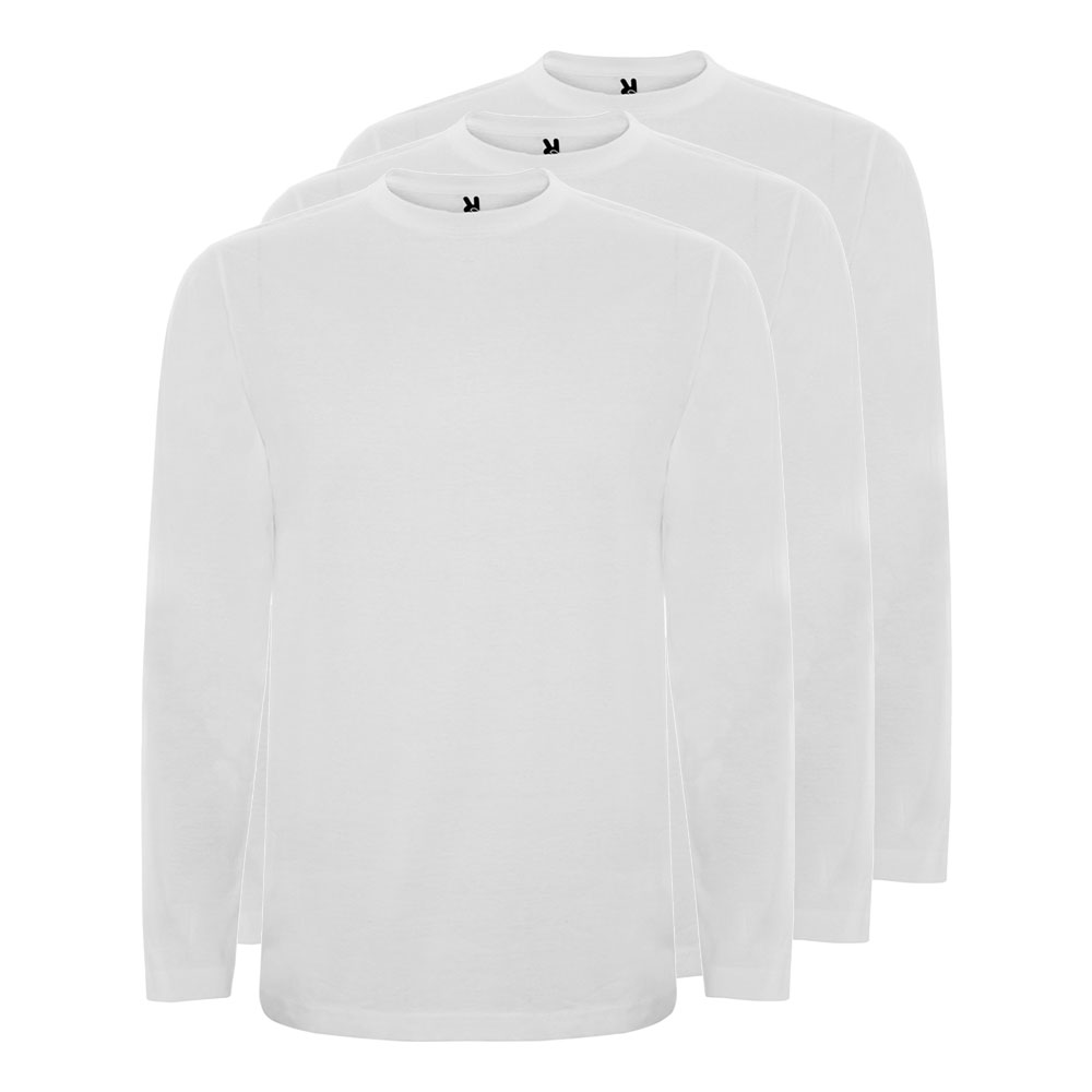Roly Pack 3 Camisetas ROLY de Manga Larga para Hombre Máxima Calidad