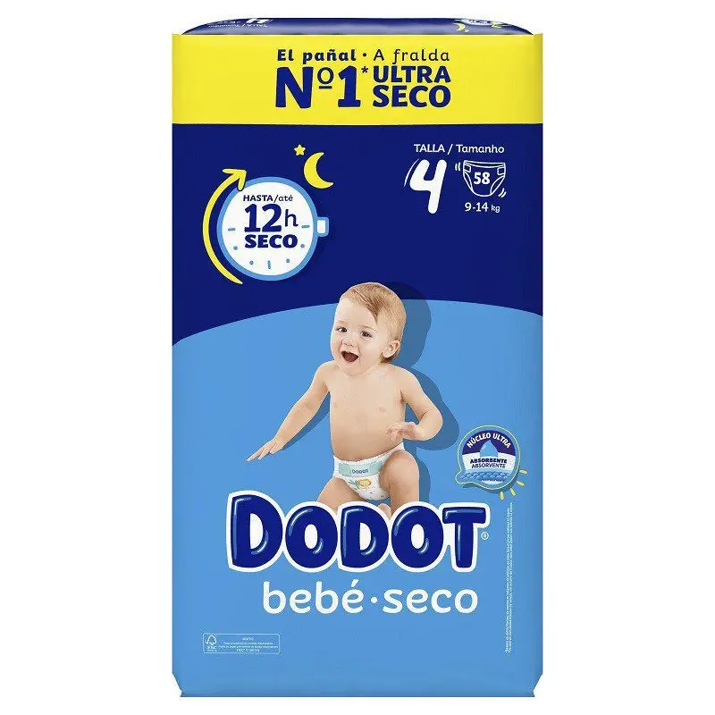 Dodot Bebé Seco Value Pack Talla 4 (116 uds)     【ROUA】