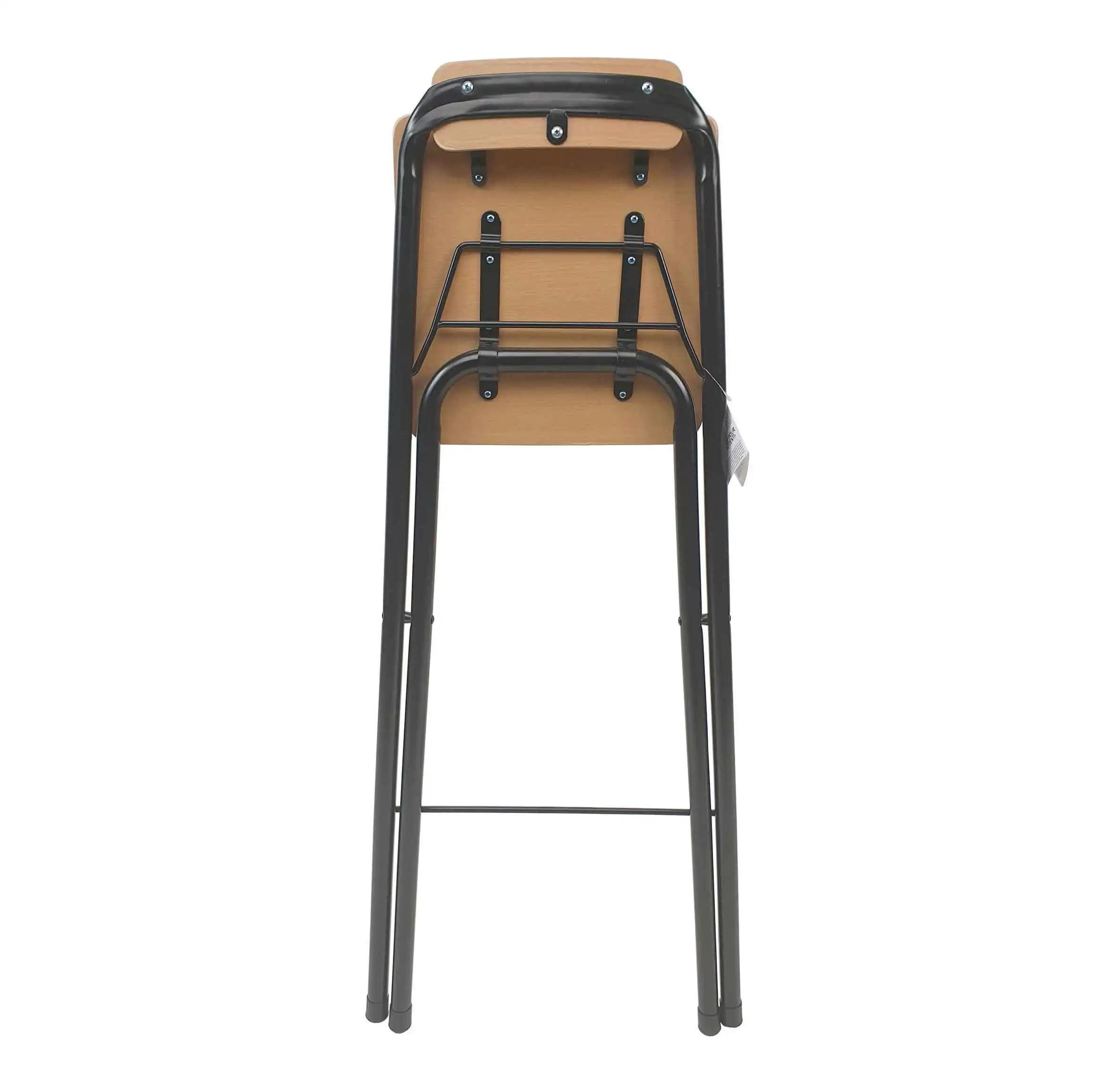 Banqueta dobrável com encosto - The Secret Home - design moderno confortável e resistente