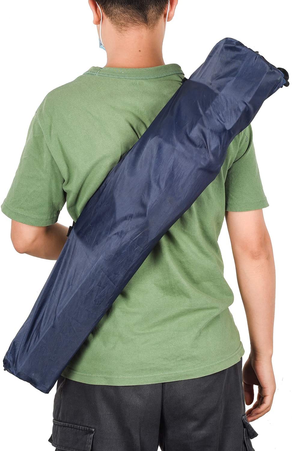 Silla Plegable de Camping de Acero, 50x50x80cm, Silla de Acampada Plegable, Ideal para Camping o Pesca, Estructura de Acero Resistente y Asiento de Lona Impermeable