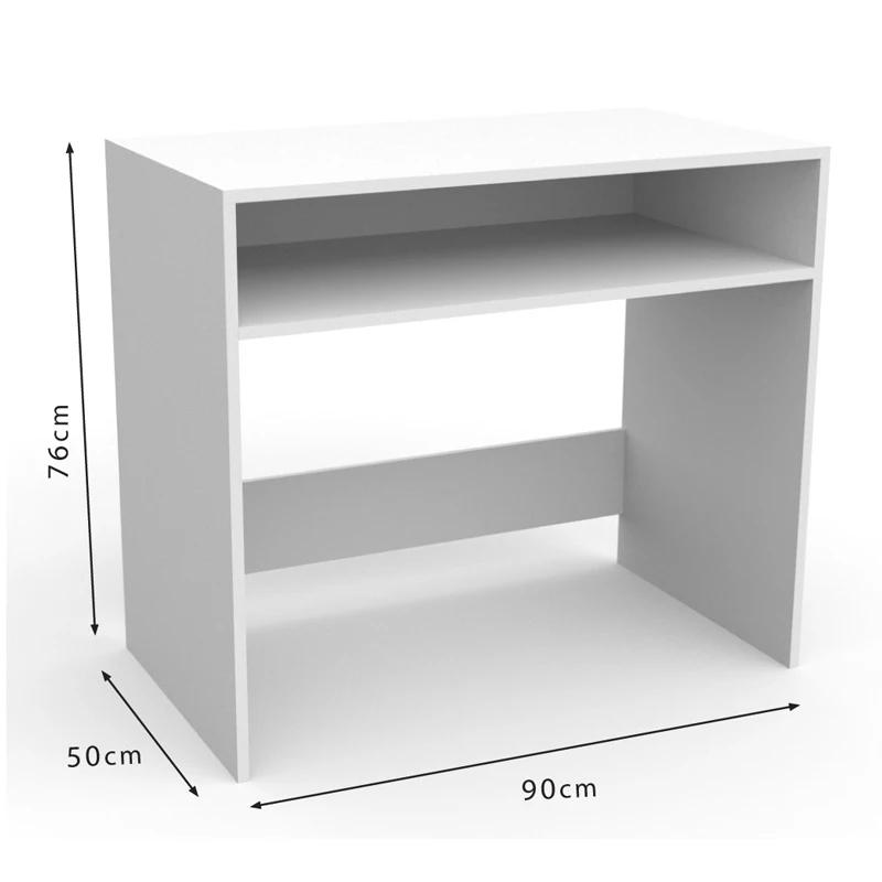 Desktop Dormidan con ripiano, tavolo per computer, tavolo per giovani, gioco