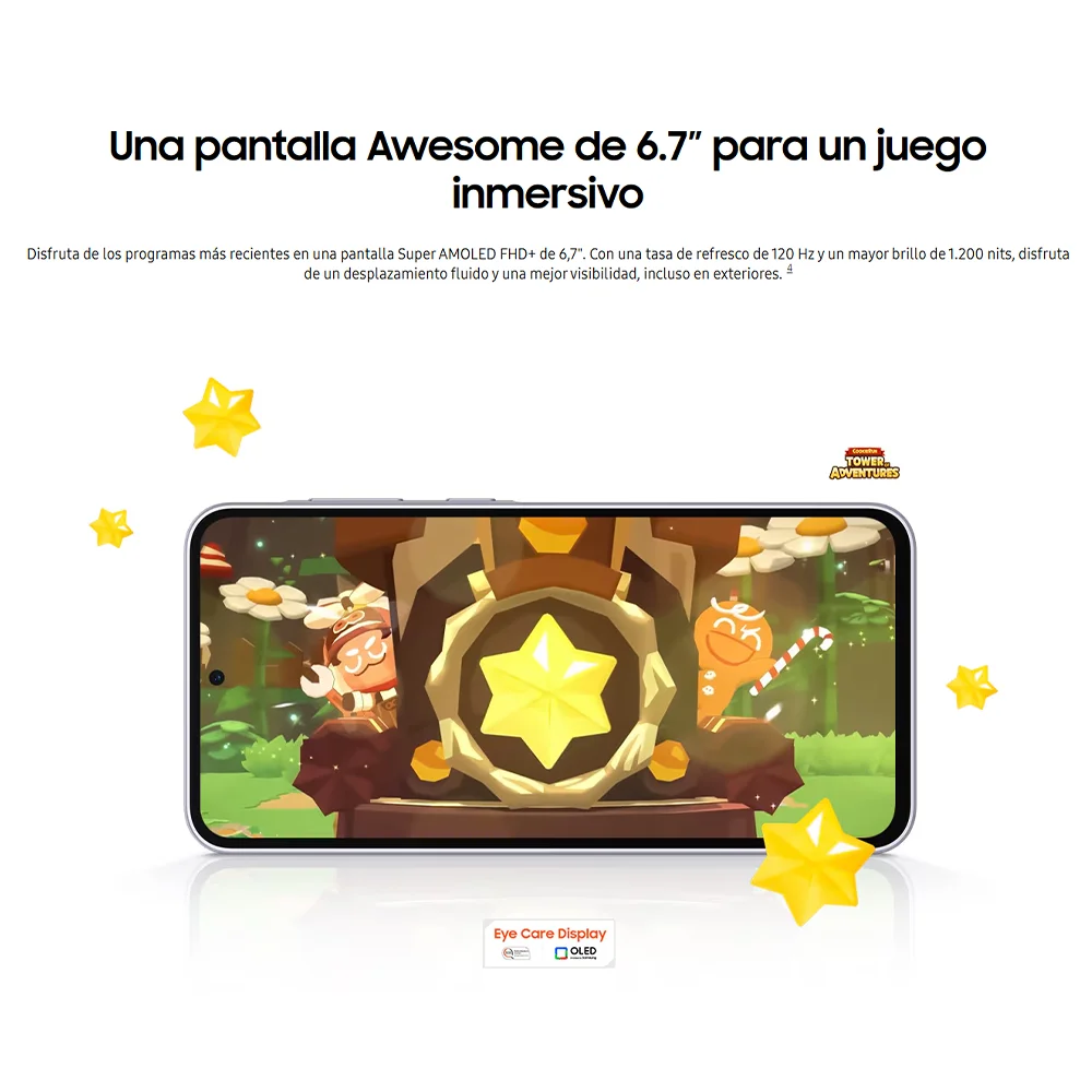 Samsung Galaxy A36 5G Smartphone Snapdragon 6 Gen 3 Ecrã Super AMOLED de 6,7", 120 Hz, câmara de 50 MP, 5000 mAh, 45 W, NFC, IP67
