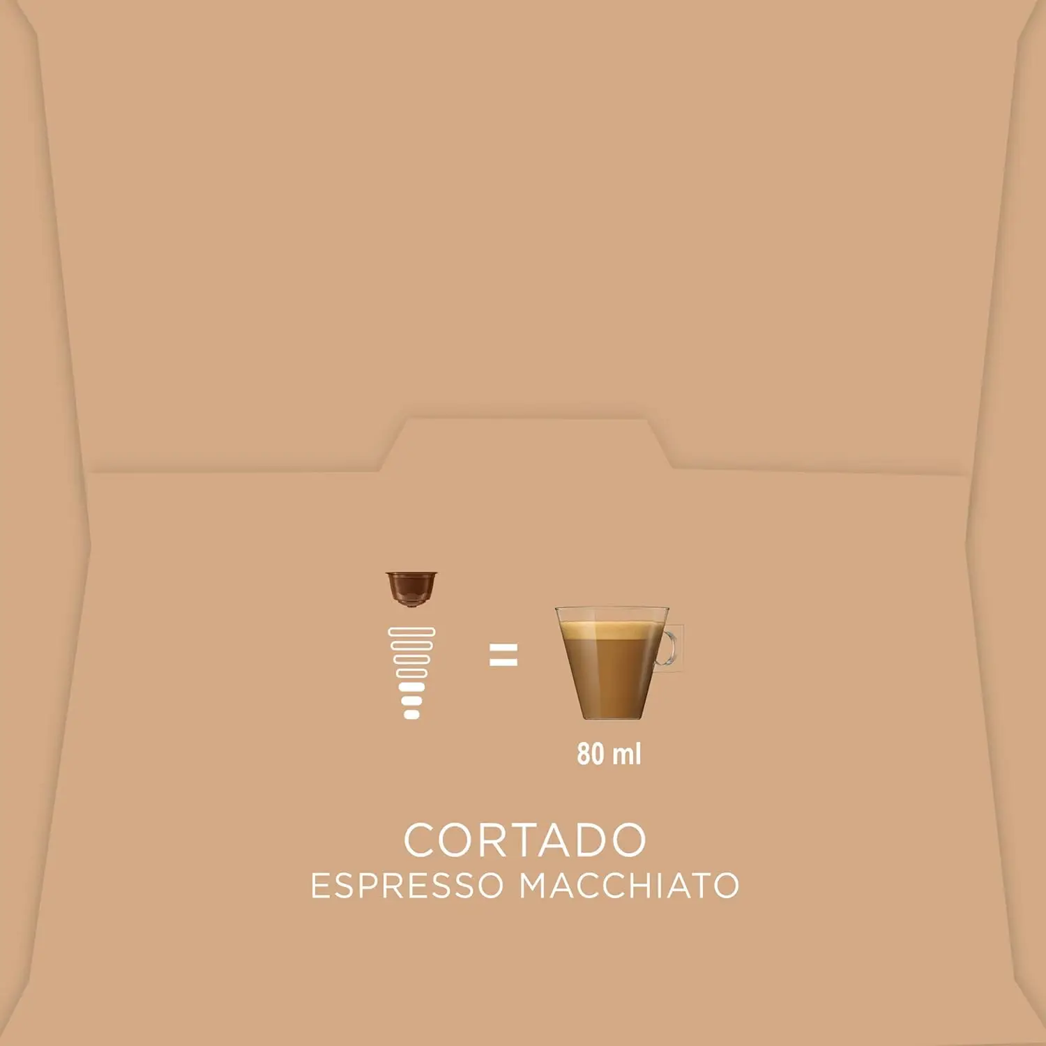 Dolce Gusto - Pack Especial Cortado (144 Unidades) | Un Café Tostado y Potente con un Toque de Leche, Equilibrando Intensidad y Suavidad. Ideal para los que Buscan un Café con Carácter