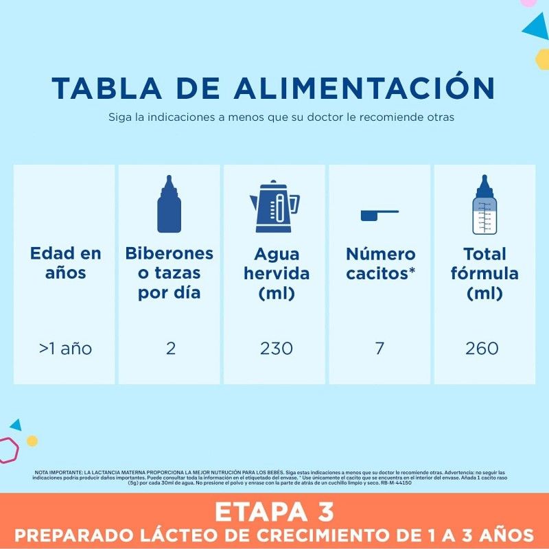 Pack X4 Enfamil Complete 3 preparado lácteo infantil - Enfamil